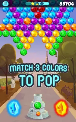 Bubble Shooter Paris android App screenshot 2